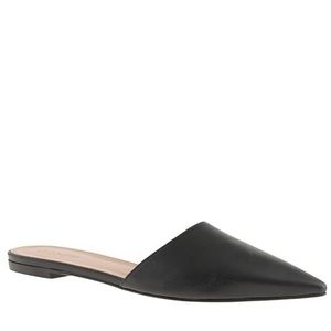 J. Crew Flat Leather Mules